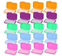 Lot de 20 cires orthodontiques au goût de fruits pour aligneurs pour porteurs d'appareils dentaires invisibles