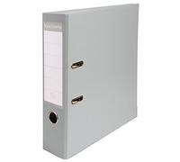 Exacompta - Réf. 918416B - 1 Classeur à levier A4 - Dos 75 mm - Mécanique 80 mm - Dimensions extérieures : 31,8 x 28,4 x 8 cm - Format à classer A4 - Coloris : Gris