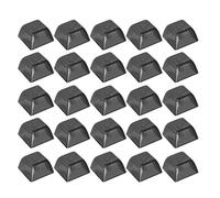 Lot de 20 claviers de jeu XDA Hauteur 1U 1 X Transparent Couche de cristal Blanks touches rétroéclairées pour claviers mécaniques Transparent