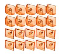 Lot de 20 claviers de jeu XDA Hauteur 1U 1 X Transparent Couche de cristal Blanks touches rétroéclairées pour claviers mécaniques Transparent