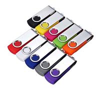 Lot de 20 clés en métal USB 2.0 pour clé USB, 8 Go, 32 Go 20 PACK - 8GB multicolore