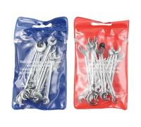 Lot de 20 clés mixtes métriques et SAE pour une utilisation automobile et industrielle, compacte et portable, petite clé pour fixations hexagonales