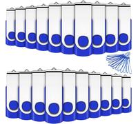 Lot De 20 Clés Usb 2.0 En Vrac De 2 Go Avec Cordon Bleu