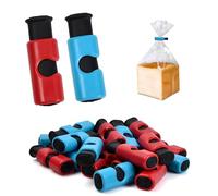 Lot de 20 clip d'étanchéité pour sacs de nourriture, clips colorés pour sceller les aliments