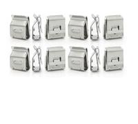 Lot de 20 clips de câble pour panneau solaire, 20/30/50/100 clips de bord en acier inoxydable pour gestion et montage de câbles PV