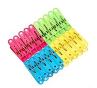 Lot de 20 clips de fermeture de sac, conçus pour sécuriser les sacs alimentaires tels que les frites, la farine et les biscuits, offre une fermeture plus solide que les bandes en caoutchouc, parfait