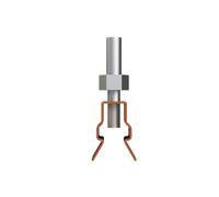 Lot de 20 clips de fixation pour distribution SpEeC M6 Référence : 1SZE980120B0570.