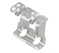 Lot de 20 clips de guidage d'eau pour panneau solaire en acier inoxydable 304 - Supports de drainage de pluie pour cadres de 30 à 40 mm - Accessoires auto-nettoyants pour module PV - Argenté (35 mm)