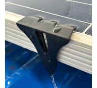 Lot de 20 clips de guidage d'eau pour panneaux solaires conçus pour une installation facile et un retrait efficace de la poussière (33 mm)