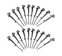 Lot de 20 clips de protection de gouttière, ancrages en maille, crochet | Clips de protection de gouttière ; ancrages de rechange pour mailles ; clip de fixation ; bloquages ; clips de filtre de
