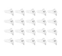 Lot de 20 clips de sécurité pour écran de fenêtre avec vis - Pour maison, ferme, dortoir, salon, chambre, cuisine, salle de bain