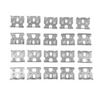 Lot de 20 clips d'évacuation d'eau pour panneaux solaires en acier inoxydable 304 pour une gestion efficace du débit par tous les temps (pour 35 mm)