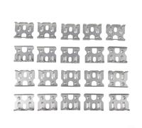 Lot de 20 clips d'évacuation efficaces en acier inoxydable pour panneaux solaires PV Solution fiable de gestion de l'eau (pour 35 mm)