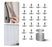 Lot de 20 Clips magnétiques pour Rideaux d'intérieur et d'extérieur pour éviter Les fuites de lumière, Clips magnétiques pour Rideau de Douche côté Douche, 10 Paires, Grande Taille