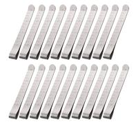 Lot de 20 clips métalliques pour machine à coudre en tissu, échelle de mesure de 7,6 cm, pour ourlet, matelassage, projets d'artisanat et fonction de marquage