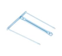 Lot de 20 clips pour archive Fellowes - sky bleu - TU
