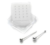 Lot de 20 Clous de Nez en Argent 925/1000 - Droit