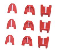 Lot de 20 clous et agrafeuses en caoutchouc durable pour cloueuses et agrafeuses de 18 mm offrant une haute résistance à l'usure et une longue durée de vie dans les travaux difficiles sans traces