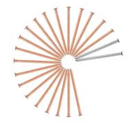 Lot de 20 clous tueurs de souches d'arbre en cuivre pur de 10,2 cm - Accélérateur de décomposition naturel pour souches - Clous robustes pour le jardinage