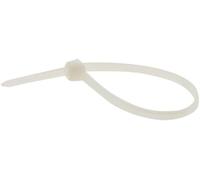 Lot de 20 colliers de câblage 2,5x 98mm - Transparents - Zenitech