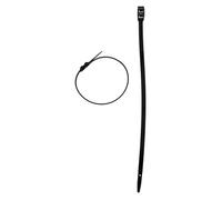 Zenitech - Colliers de câblage - Lot de 20 - 9 x 350 mm - Noir