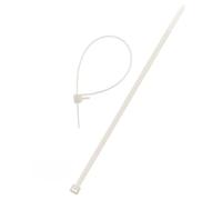 Lot de 20 colliers de câblage réutilisables - 3,6x 100mm - transparent - Zenitech