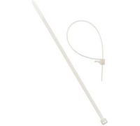 Lot de 20 colliers de câblage réutilisables - 4,8x 200mm - Transparent - Zenitech