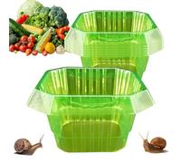 Lot de 20 Colliers de Protection Contre Les limaces de légumes, barrière de de Jardin avec Design Flexible Robuste, protège Les et Les Animaux, idéal pour Le Jardinage, la Cour, la