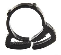 Lot de 20 colliers de serrage à cliquet en nylon pour tuyaux d'arrosage - Raccords à clipser compatibles avec les tubes de Ø16 mm et Ø20 mm, durable et résistant aux UV (φ20 mm)