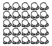 Lot de 20 colliers de serrage à cliquet en plastique pour tuyau d'arrosage de 16 mm de diamètre et 20 mm, pour raccords de serrage durables en nylon à clipser, installation d'outils (φ20 mm)