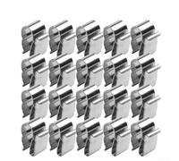Lot de 20 colliers de serrage en acier inoxydable pour panneau solaire de 2 x 6 mm, fiables pour des solutions de câblage PV pour une utilisation marine et extérieure