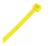 Lot de 20 colliers de serrage en nylon jaune 7,2 x 450 mm