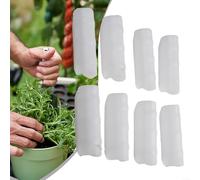 Lot de 20 colliers de serrage pour film de serre et filet de couverture de rangée pour fixation sécurisée du tunnel et du cadre dans les installations de culture de jardin (32 mm)