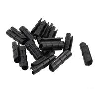 Lot de 20 colliers de serrage pour serres en polytunnel, fixations de tuyaux en plastique et connecteurs de tunnel de jardin, fixations résistantes aux UV pour cadre froid de 19 à 33 mm (20 mm)