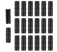 Lot de 20 colliers de serrage pour serres en polytunnel, fixations de tuyaux en plastique et connecteurs de tunnel de jardin, fixations résistantes aux UV pour cadre froid de 19 à 33 mm (32 mm)