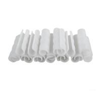 Lot de 20 colliers de serrage pour tuyaux de serre pour fixer un film plastique sur des cadres dans des environnements de croissance tout au long de l'année (20 mm)