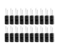 Lot de 20 condensateurs électrolytiques polarisés 2200 uF 50 V 105 C 16 x 31 mm