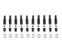 Lot de 20 connecteurs d'alimentation CC mâles et femelles avec serre-tension pour LED 12 V, vidéosurveillance et ordinateurs portables (CC 5,5 x 2,5 mm)