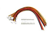 Lot de 20 connecteurs de câble JST XH2.54 à 3 broches, pas de 2,54 mm, 3 broches mâles et femelles avec fil de 20 cm, 26 AWG