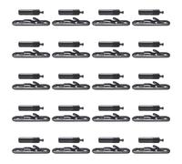 Lot de 20 connecteurs de placard dissimulés en acier inoxydable pour assemblage de meubles adaptés à divers clips avant d'armoire, tiroir