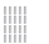 Lot de 20 connecteurs de serrage pour film de serre, clips de tuyaux en plastique pour tubes de cadre de 19 à 33 mm, blanc
