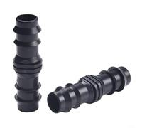 Lot de 20 connecteurs de tuyau barbelés noirs pour irrigation goutte à goutte, parfaits pour les solutions d'arrosage agricole et de jardin (20 mm)