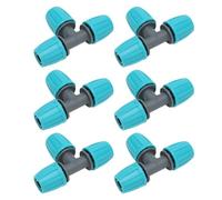 Lot De 20 Connecteurs De Tuyaux En T, Raccords En T, Pe Push-Fit, Kits D'Irrigation Goutte À Goutte Automatique, Connecteur De Tuyau En T Étanche, Connecteur De Tuyau D'Installation Facile Pour