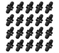 Lot de 20 connecteurs en T barbelés d'irrigation goutte à goutte à 6 voies pour tubes de 1/2 à 1/4, conçus pour une performance anti-fuite