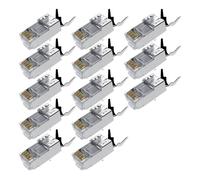 Lot de 20 connecteurs RJ45 blindés en métal CAT7 pour câble Ethernet