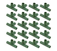 Lot de 20 connecteurs robustes pour cadre de serre pour tuyaux de 11 mm Joints en plastique PP robuste pour construire des structures de jardin stables et des supports de fleurs (B)