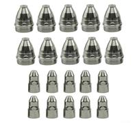 Lot de 20 consommables de découpe plasma compatibles avec les électrodes et buses de torche P80 pour machines de découpe plasma CNC