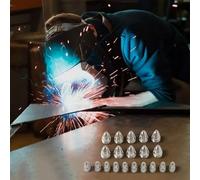 Lot de 20 consommables de torche de coupe plasma pour lampe torche CNC P80, électrode et buse compatibles avec les machines de découpe plasma 60 A, 80 A, 100 A, 100 V, 120 (1,7 mm)