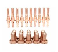 Lot de 20 consommables plasma 9-8215 électrodes et buses 9-8208 compatibles avec DYNAMICS thermiques pour chalumeaux de coupe SL60/100 pour fabrication de métaux et