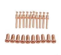 Lot de 20 consommables plasma SL40 avec électrodes 9-0096 et buses 9-0094 compatibles avec les torches thermiques DYNAMICS 42 et 12 Plus pour